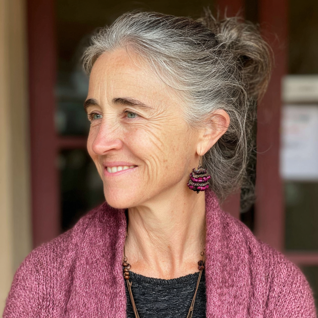 Una mujer mayor sonriente | Fuente: Midjourney