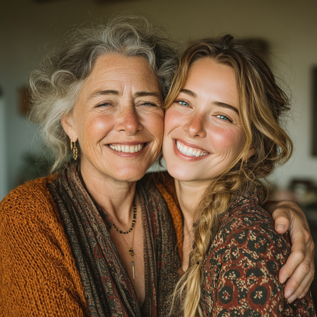 Una madre y su hija se reconcilian | Fuente: Midjourney