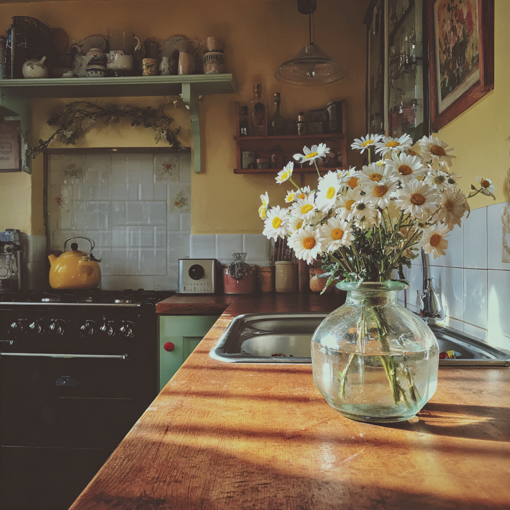 El interior de una cocina acogedora | Fuente: Midjourney