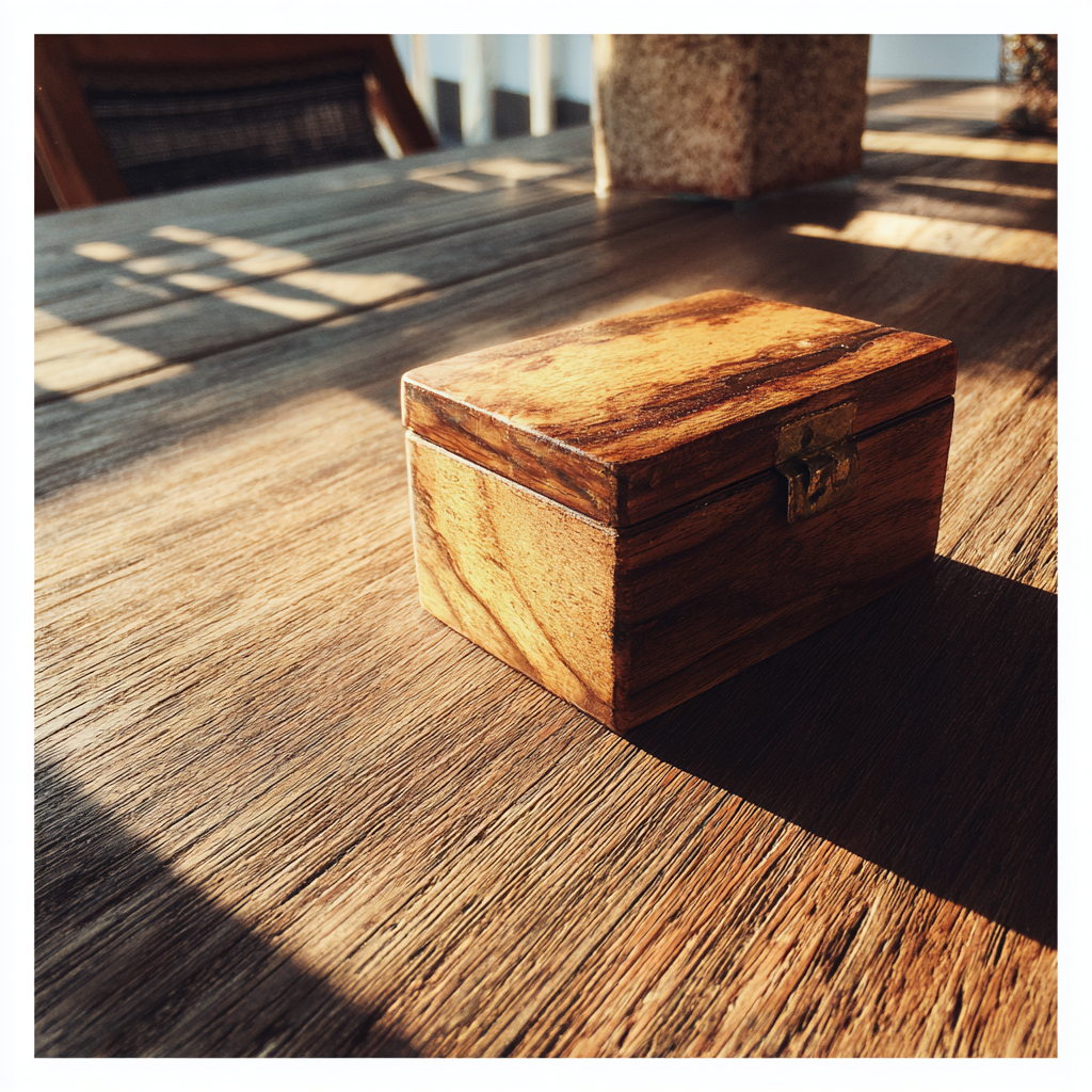 Una cajita de madera | Fuente: Midjourney