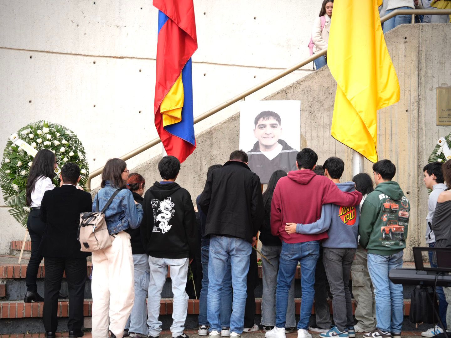 Despedida a Jaime Esteban Moreno. | Fuente: Facebook/Universidad de los Andes