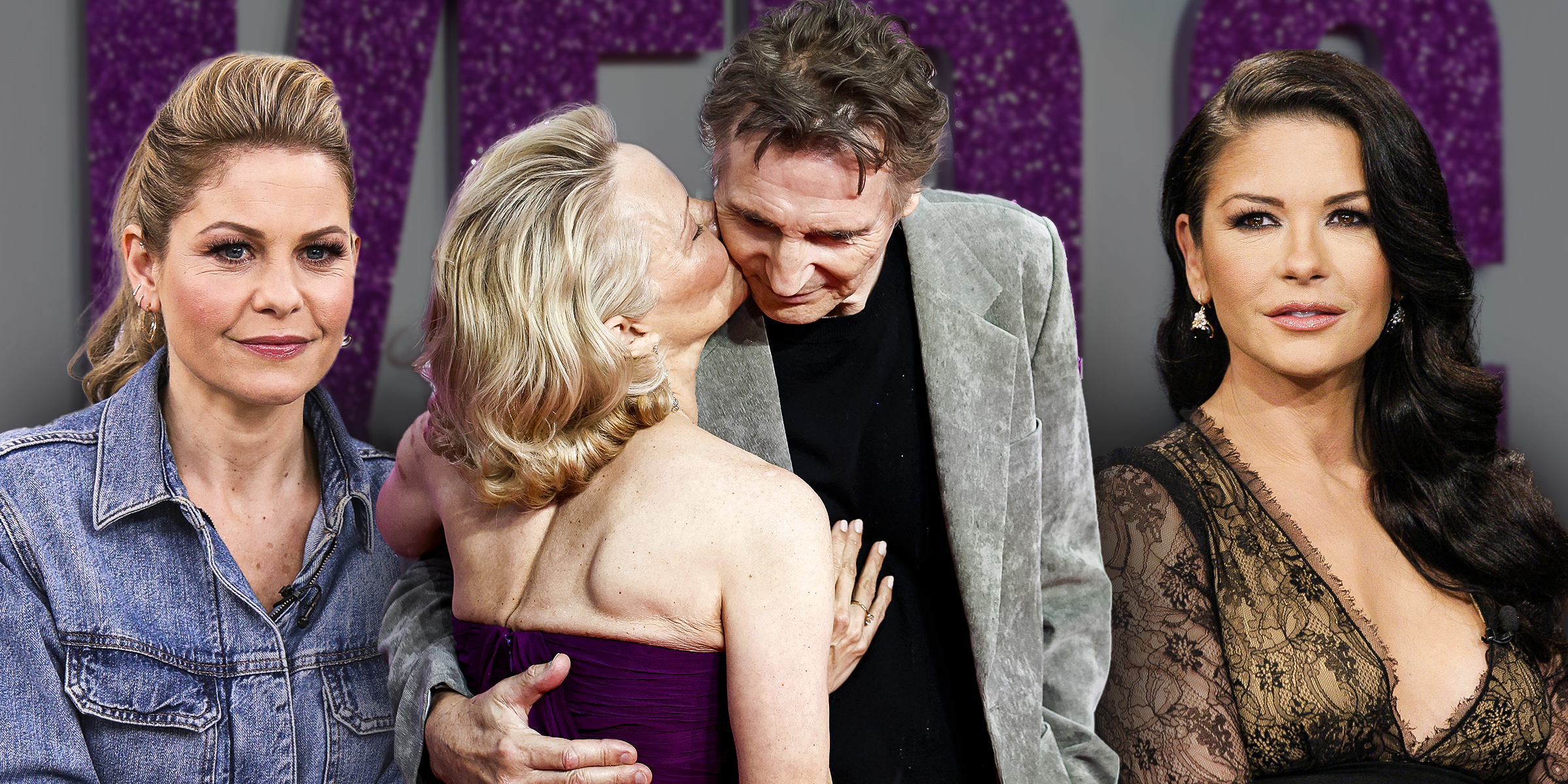 Candace Cameron Bure | Pamela Anderson y Liam Neeson | Catherine Zeta-Jones | Fuente: Getty Images