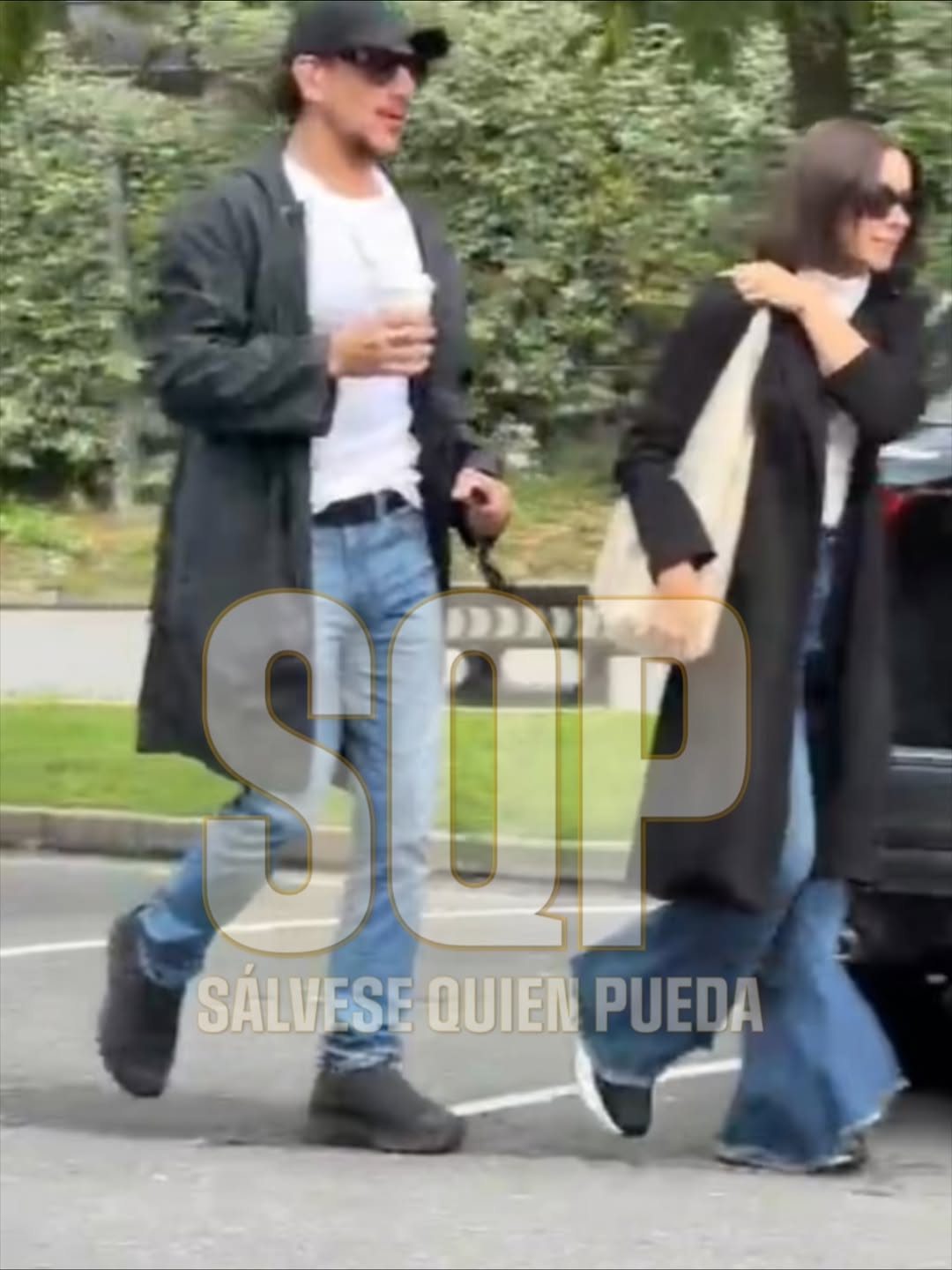 Nicolás Vázquez y Dai Fernández fotografiados caminando juntos | Fuente: Instatgram/sqp_oficial