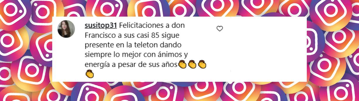Comentario de una usuaria | Fuente: Instagram/mega.tv
