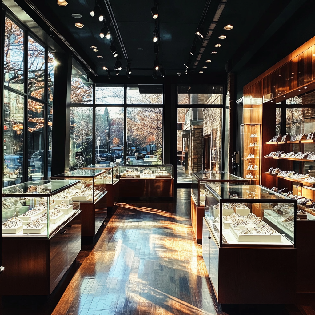 El interior de una joyería | Fuente: Midjourney