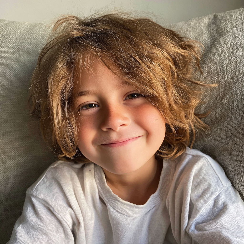 Un niño sonriente | Fuente: Midjourney