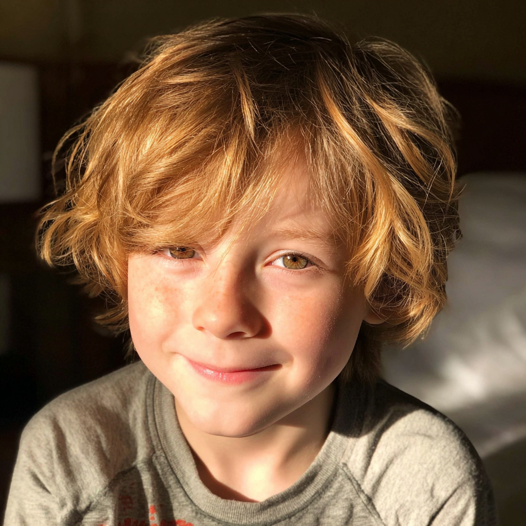 Un niño sonriente | Fuente: Midjourney