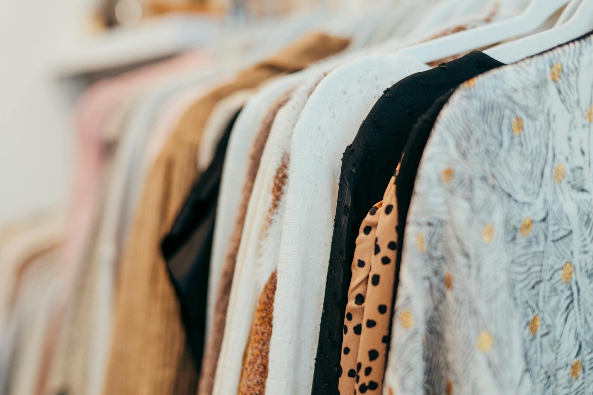 Ropa colgada en un armario | Fuente: Pexels