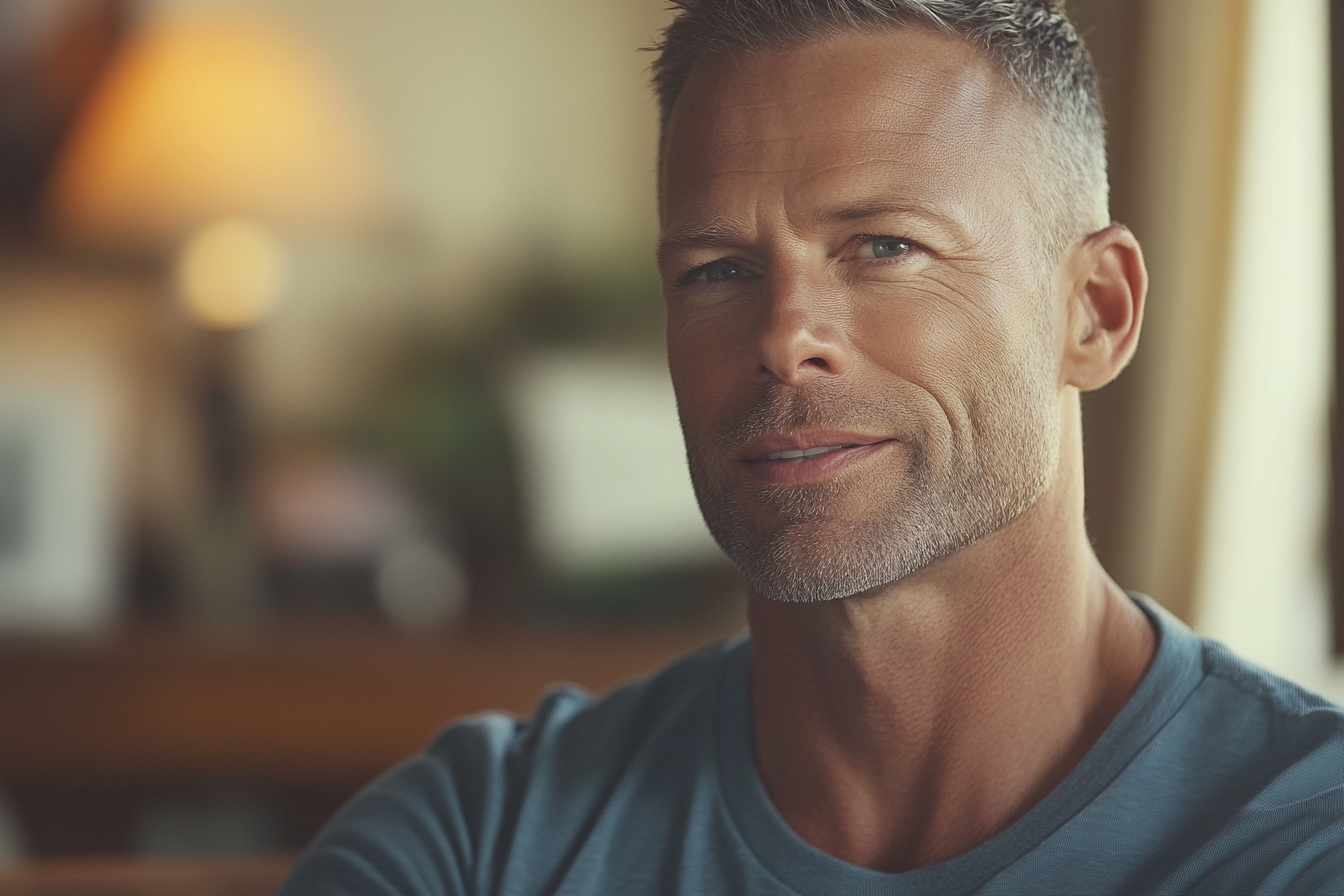 Un hombre hablando | Fuente: Midjourney