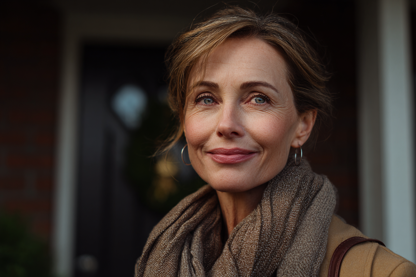 Una mujer sonriendo | Fuente: Midjourney