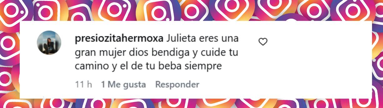 Comentario de una seguidora | Fuente: Instagram/cazzu