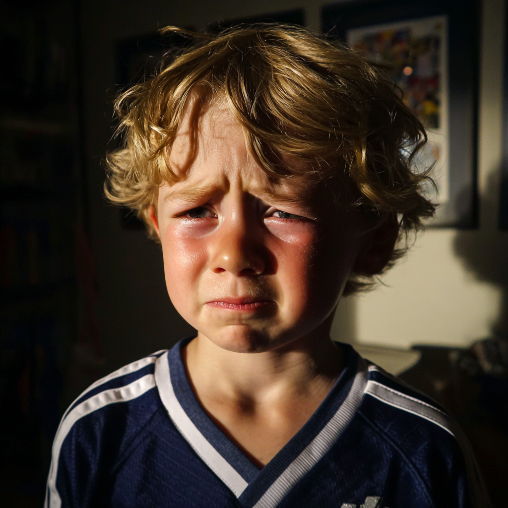 Un niño emocionado | Fuente: Midjourney