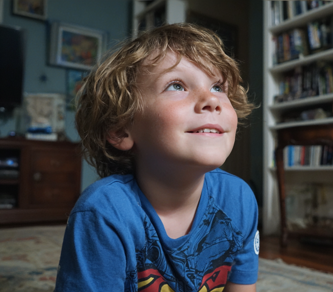 Un niño sonriente | Fuente: Midjourney