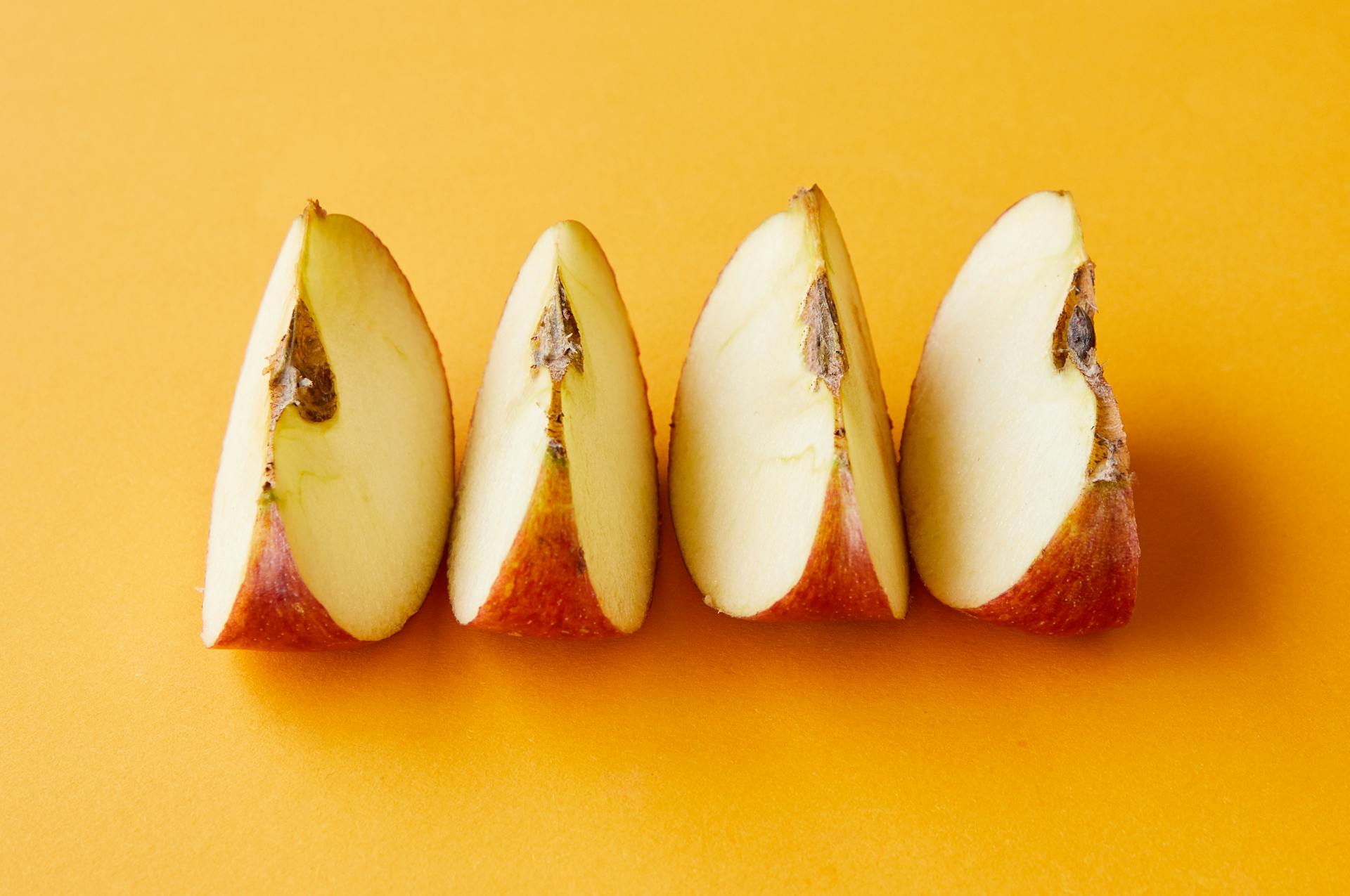 Rodajas de manzana | Fuente: Pexels