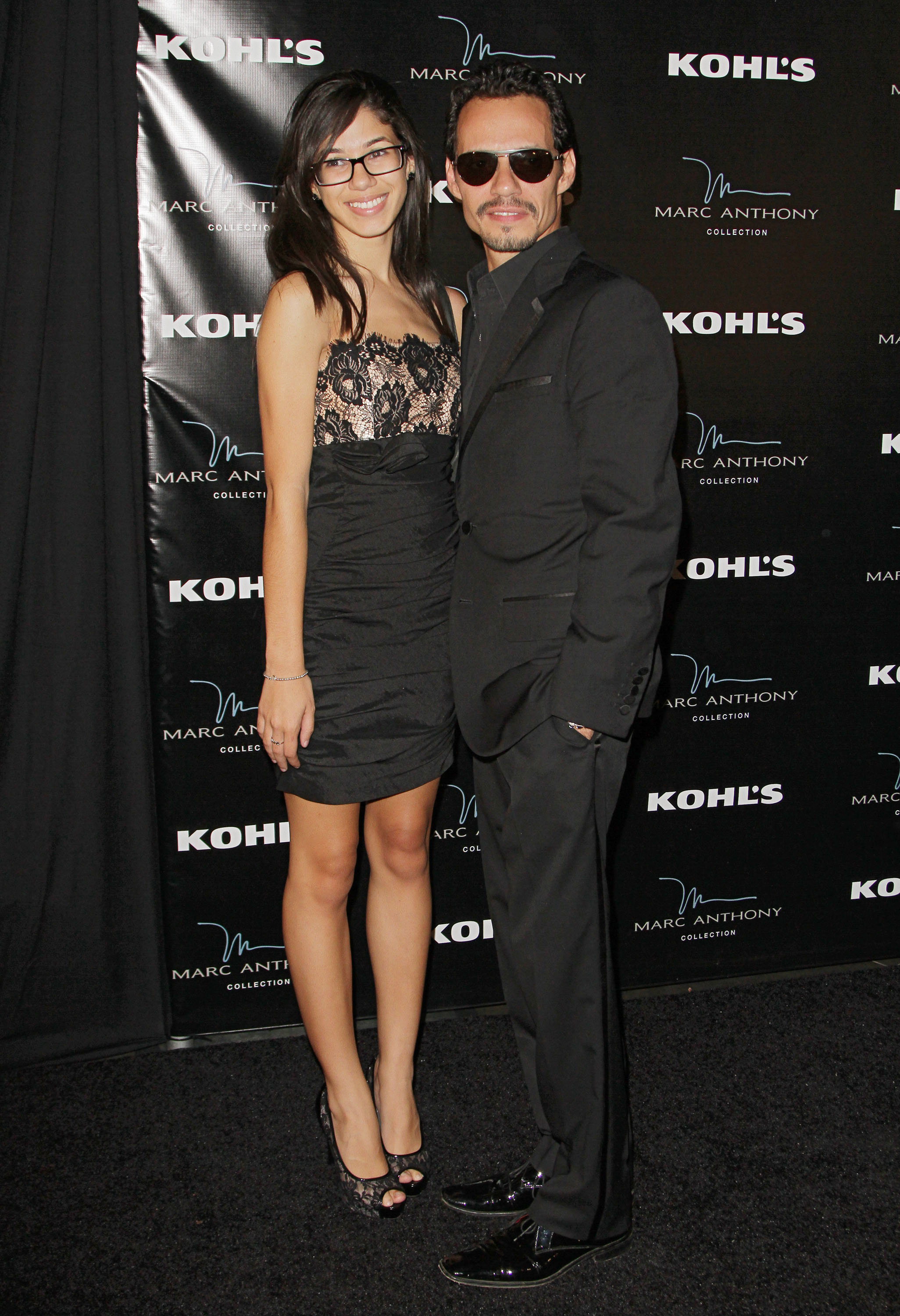Marc Anthony y su hija Arianna llegan a la fiesta de cumpleaños número 43 de Marc Anthony, organizada por Kohl's en el Club 50 del Viceroy Miami, el 16 de septiembre de 2011 en Miami, Florida. | Fuente: Getty Images