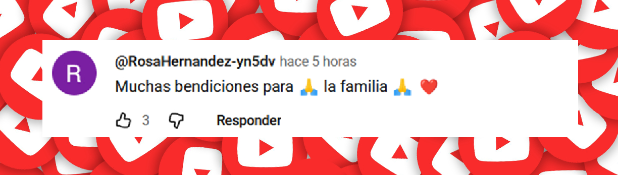 Comentario de un usuario tras conocer la noticia de la muerte de los ocho miembros de la familia salvadoreña | Fuente: YouTube/Noticias Telemundo