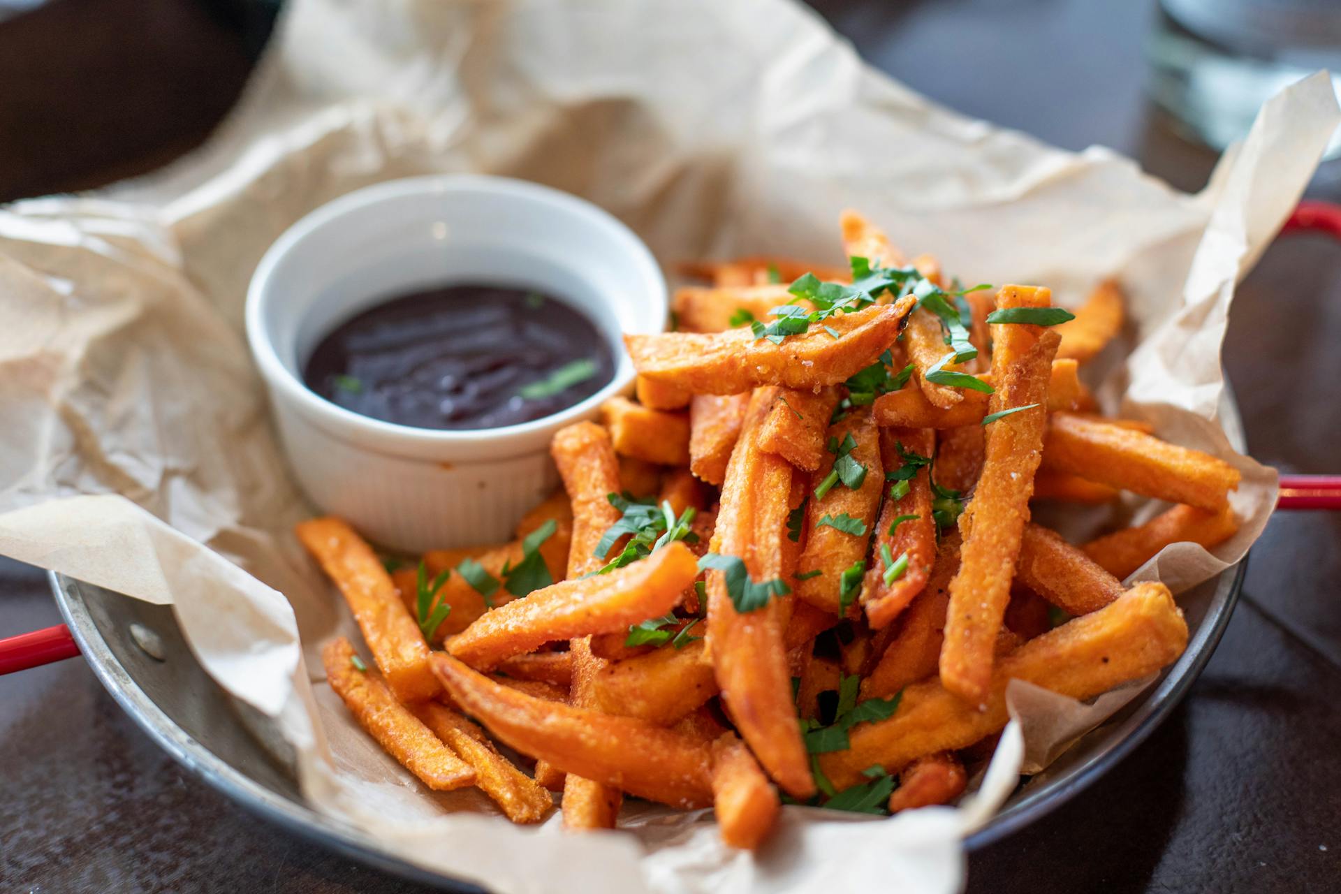 Patatas fritas con boniato | Fuente: Pexels