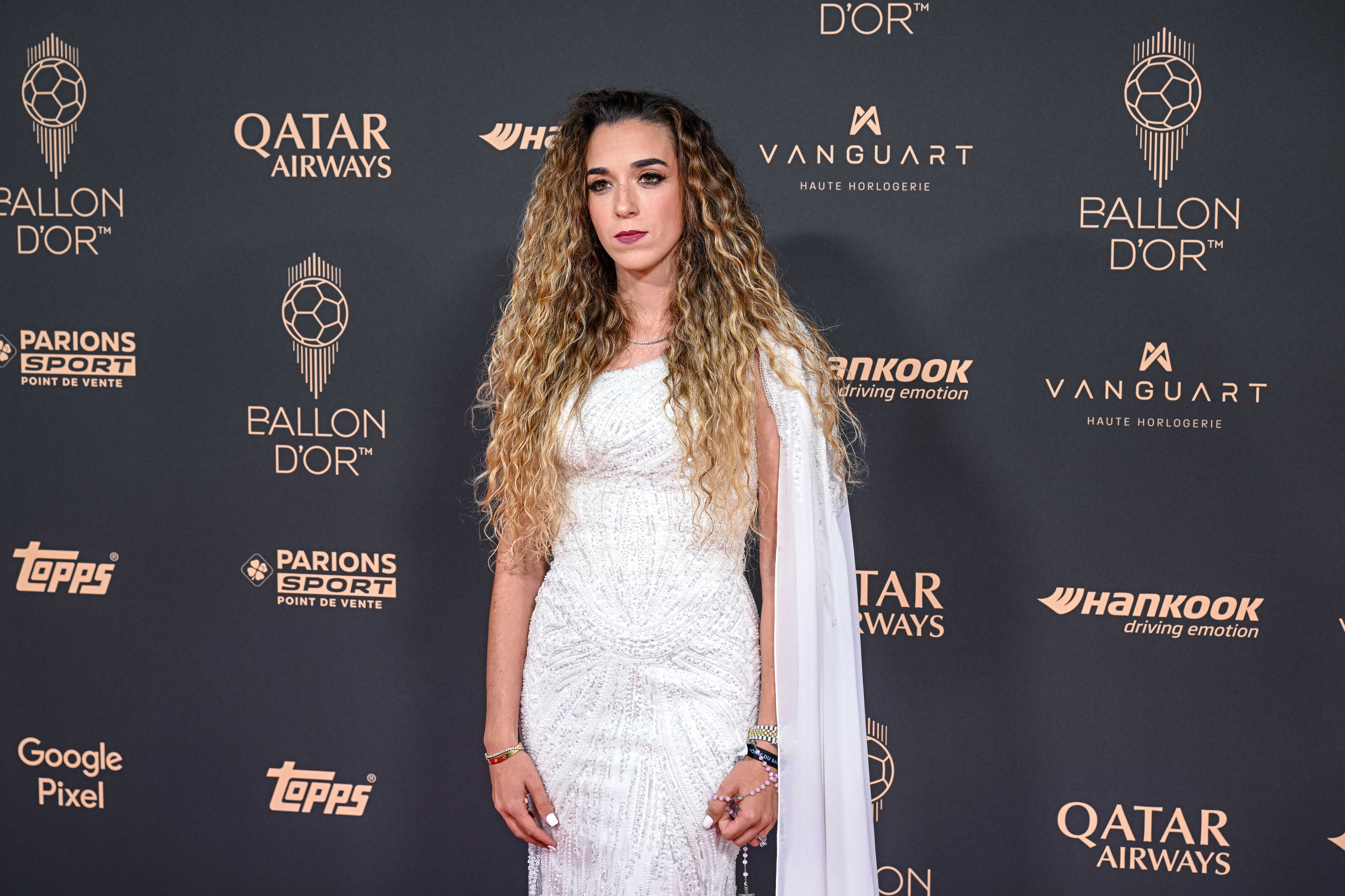 Rute Cardoso en la 69ª ceremonia del Balón de Oro 2025 en el Théâtre du Châtelet el 22 de septiembre de 2025 en París, Francia. | Fuente: Getty Images