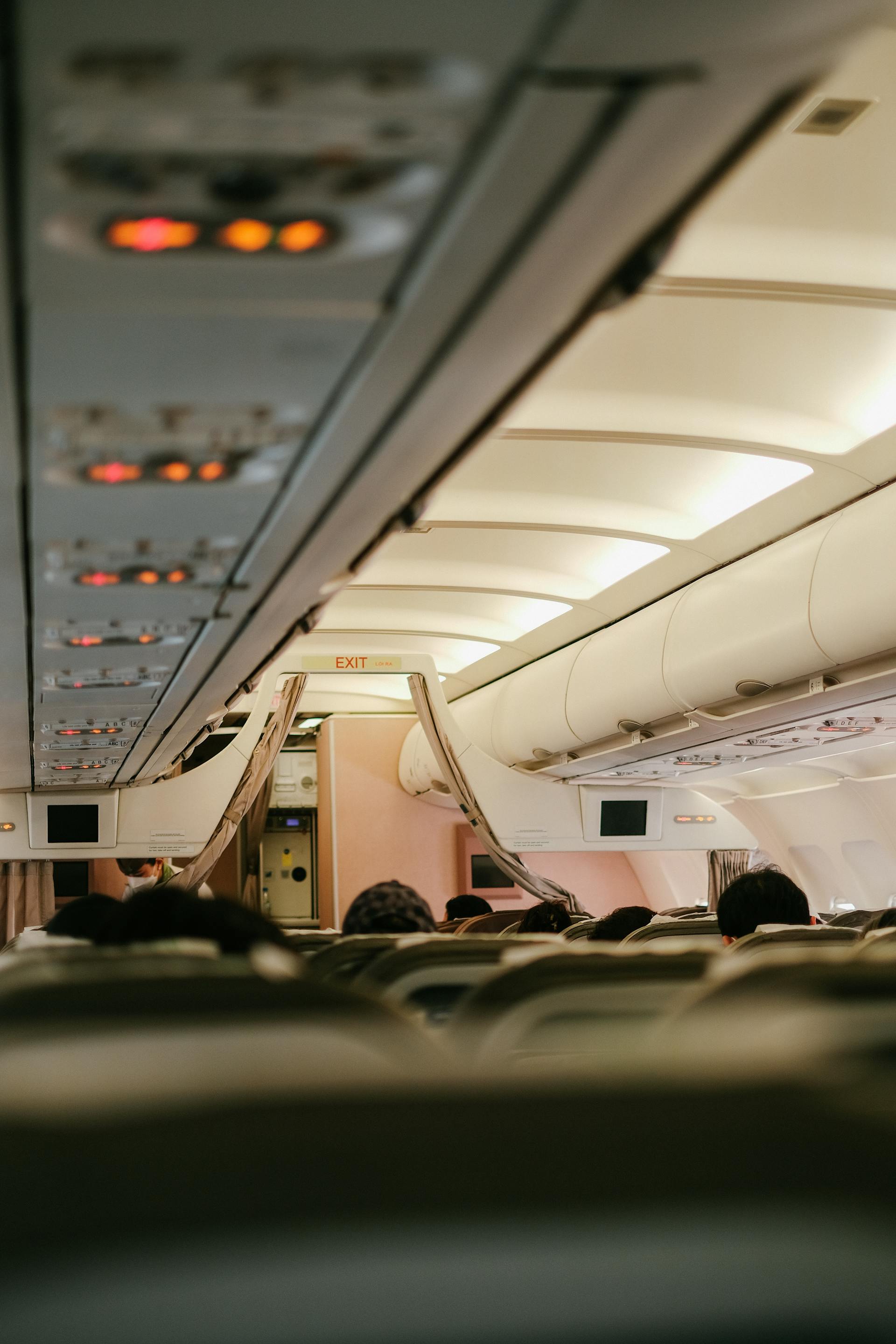El interior de un avión | Fuente: Pexels