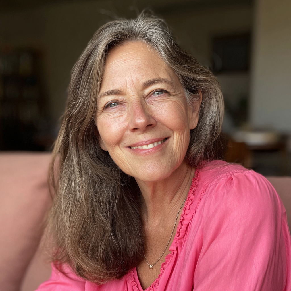 Una mujer mayor sonriente | Fuente: Midjourney