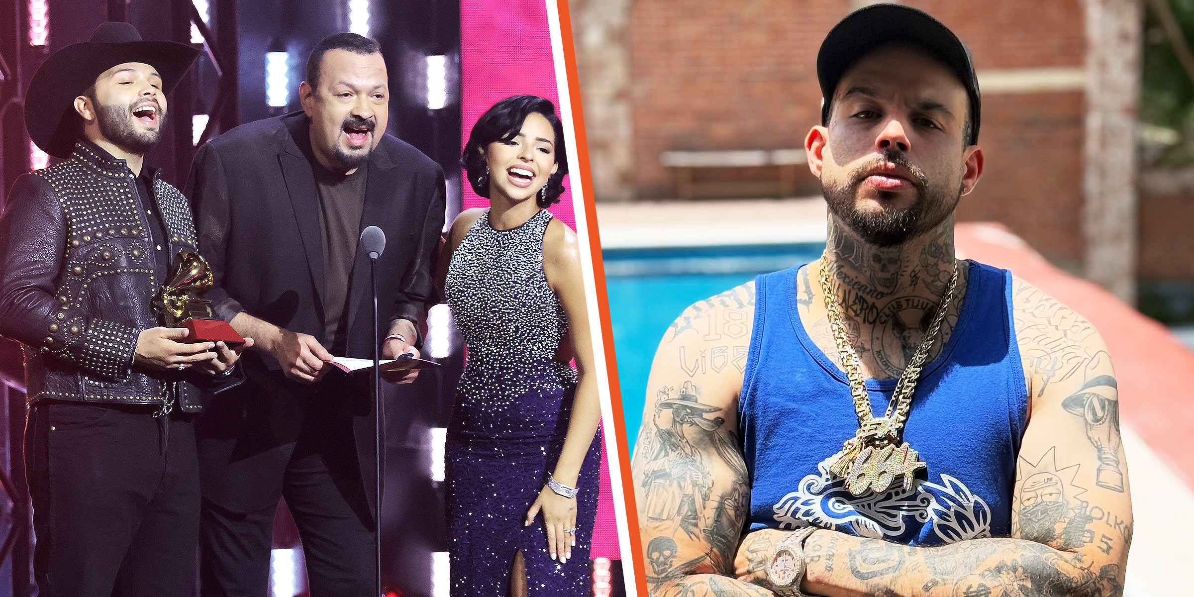 Leonardo Aguilar, Pepe Aguilar y Ángela Aguilar | Emiliano Aguilar | Foto: Getty Images | instagram.com/emiliano_aguilar.t