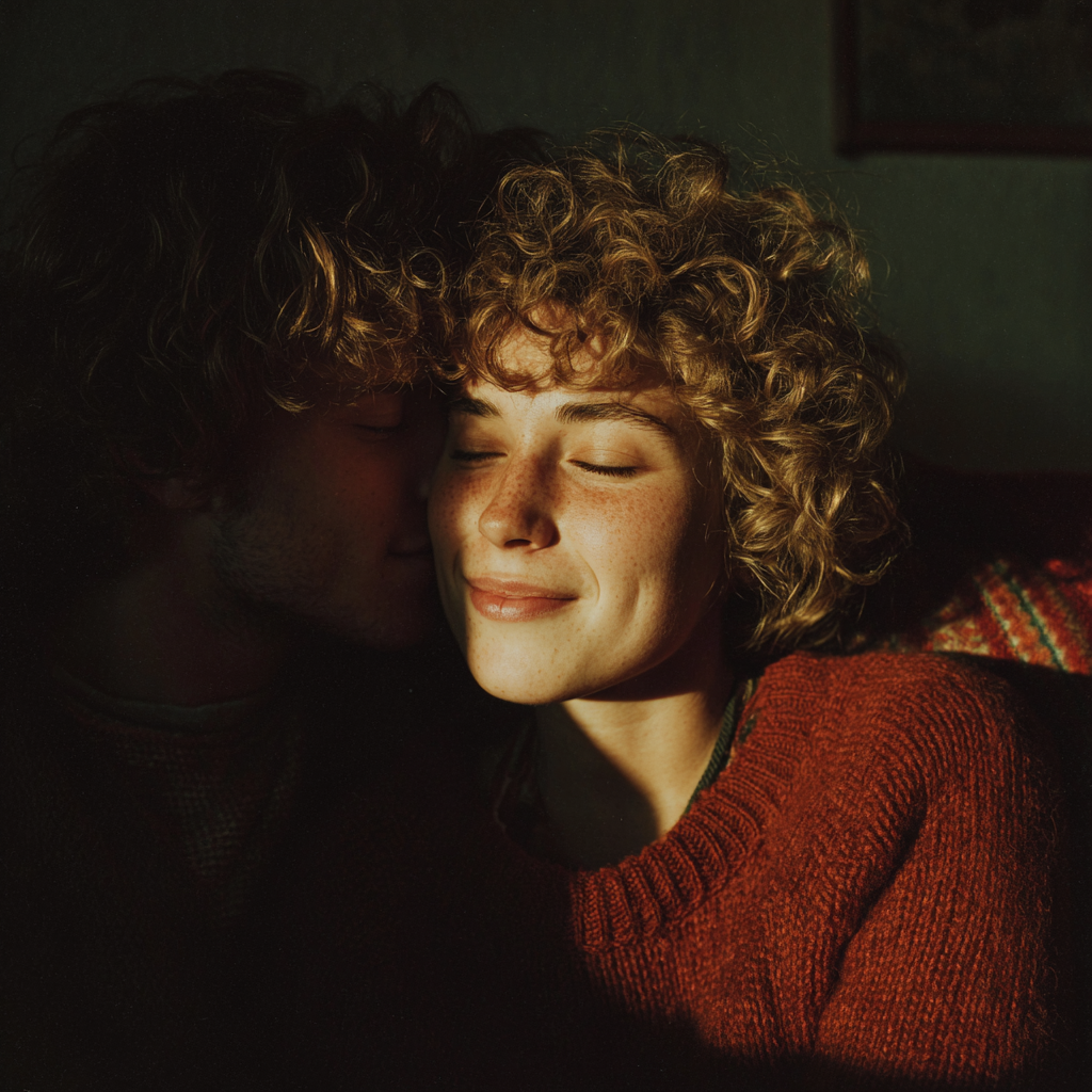 Una pareja feliz | Fuente: Midjourney
