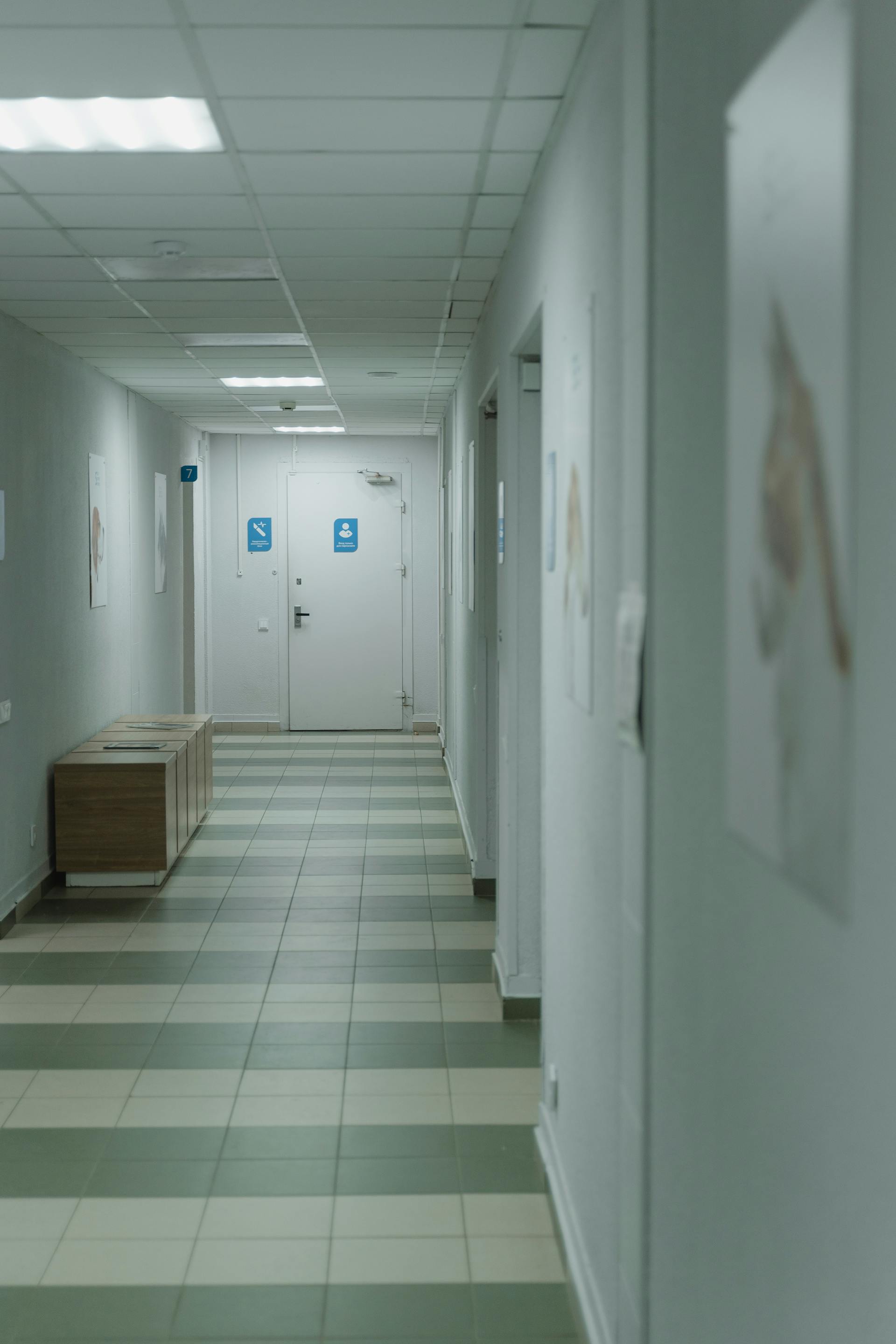 Foto del pasillo de un hospital | Fuente: Pexels