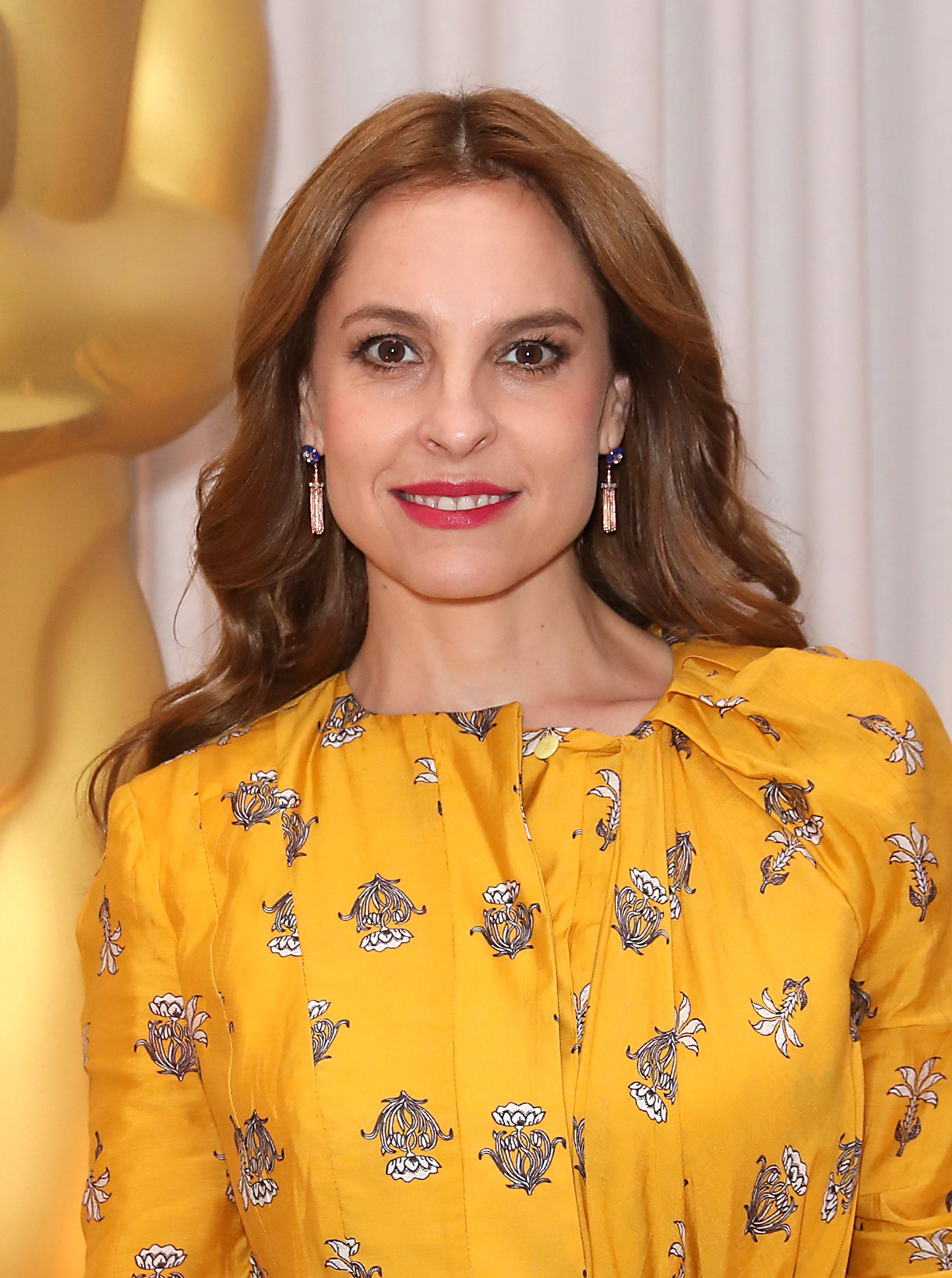 Marina de Tavira asistiendo a la recepción con champán de los nominados a los Óscar, celebrada en el Claridge's Ballroom de Londres, Reino Unido. | Fuente: Getty Images