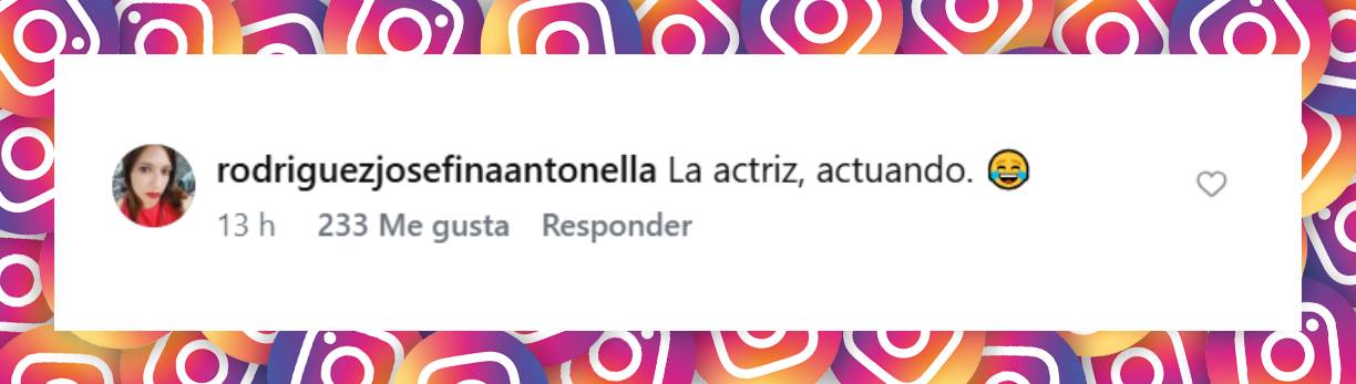 Comentario de una usuaria | Fuente: Instagram/granhermanoar