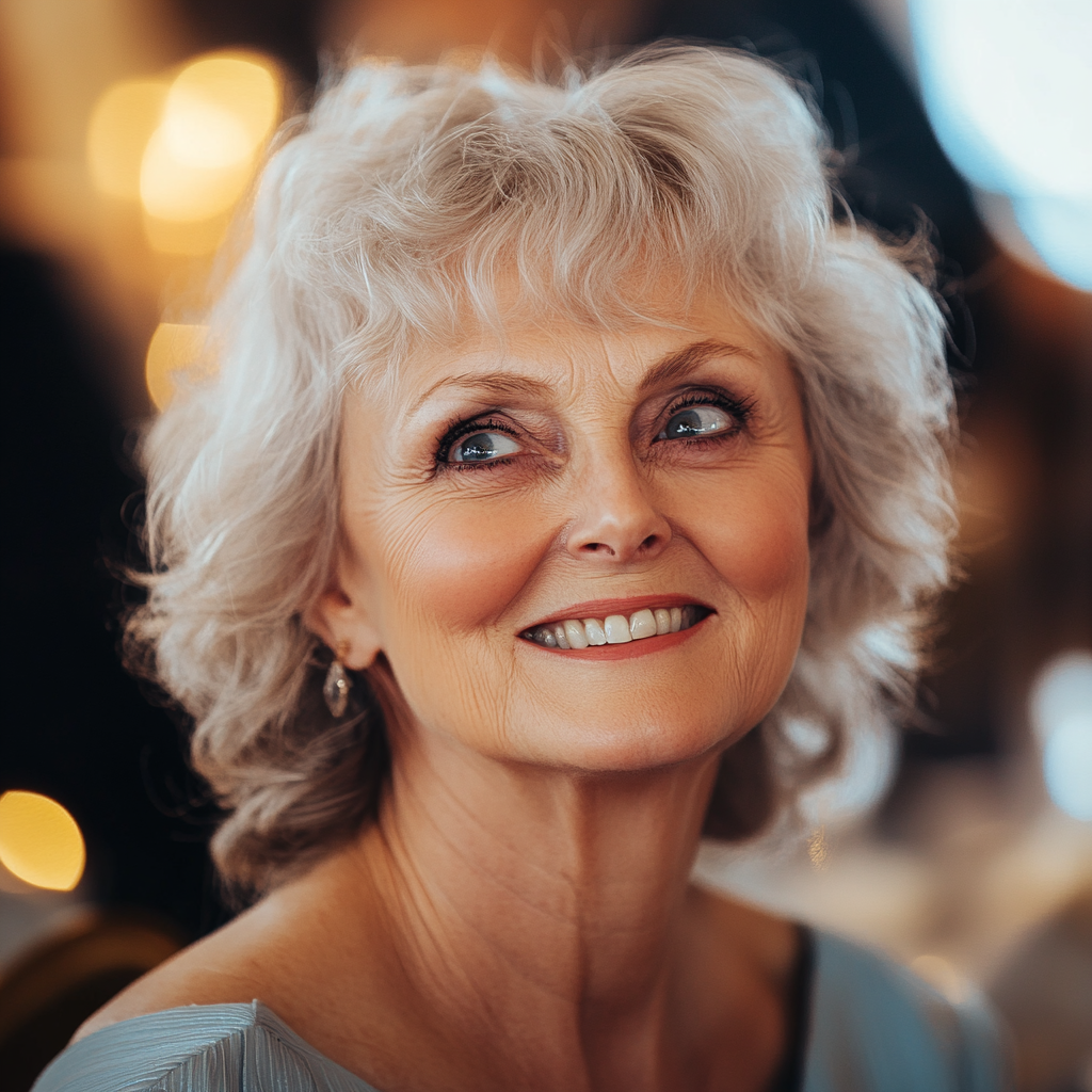 Una mujer sonriente | Fuente: Midjourney