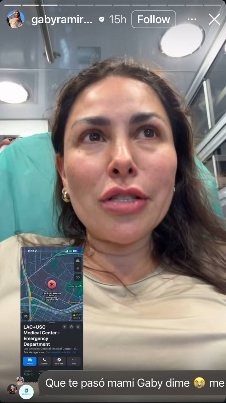 Gaby Ramírez contó en sus historias todo lo vivido tras ser mordida por un perro. | Fuente: Instagram/@gabyramireztv