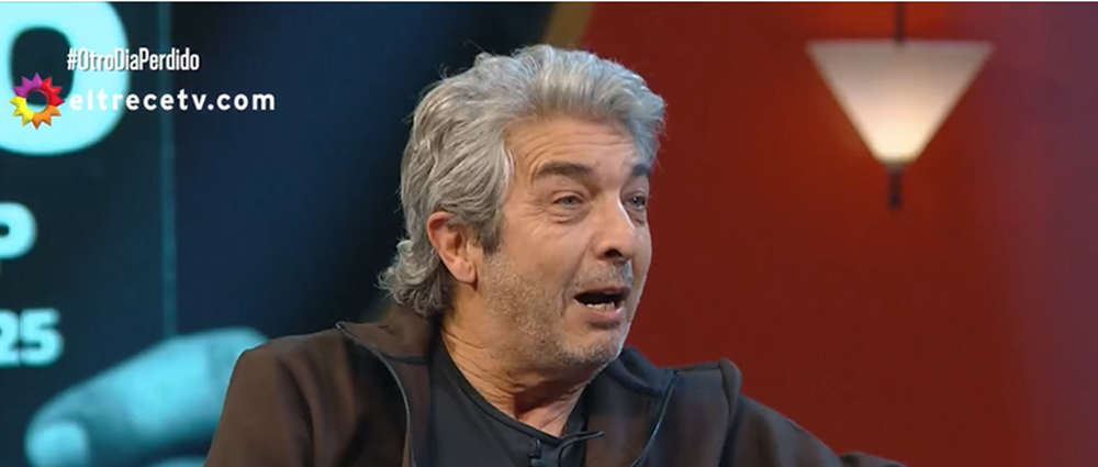 Ricardo Darín en el programa "Otro Día Perdido" de Eltrece | Fuente: Instagram/eltrecetv