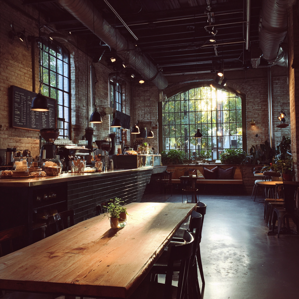 El interior de una cafetería | Fuente: Midjourney
