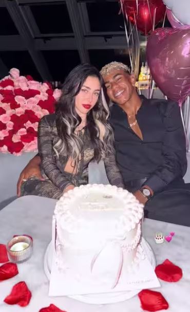 Nicki Nicole junto a Lamine Yamal | Fuente: Instagram.com/lamineyamal