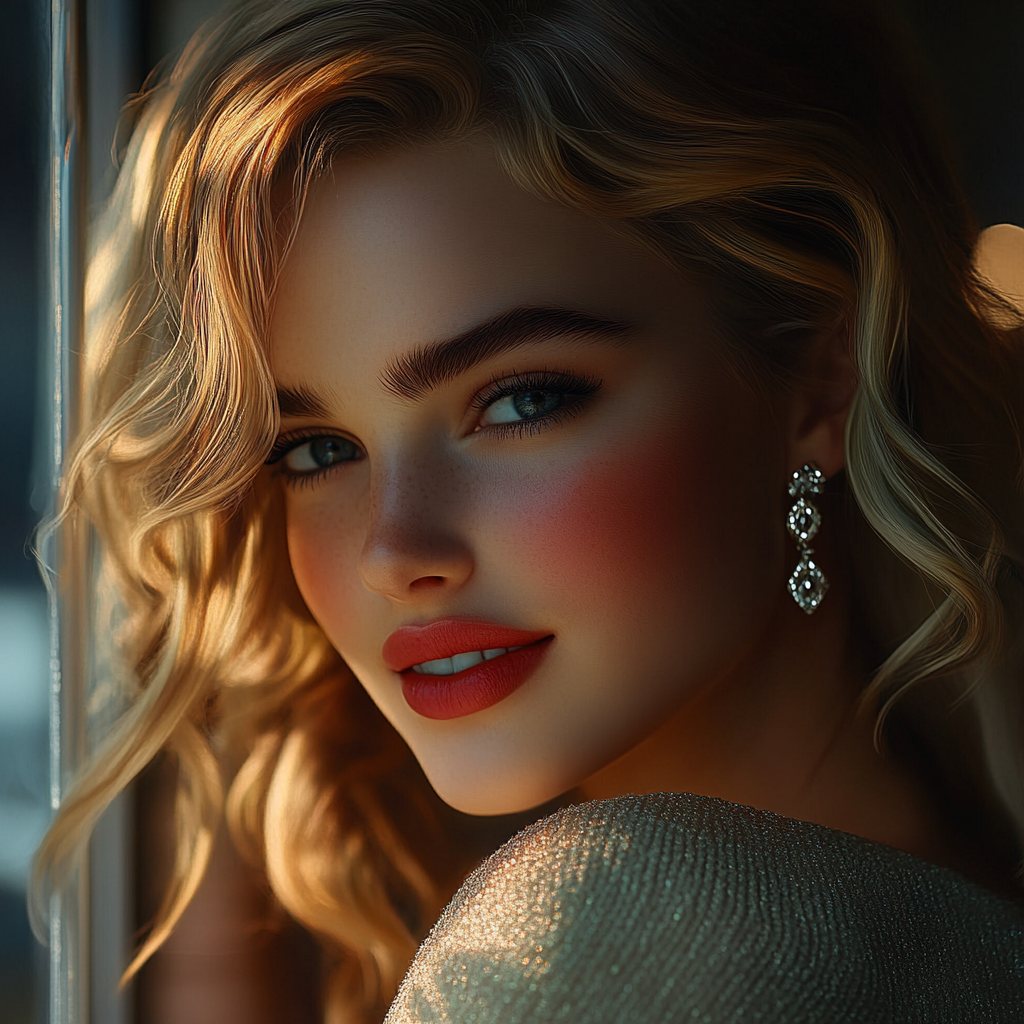 Una mujer sonriendo | Fuente: Midjourney