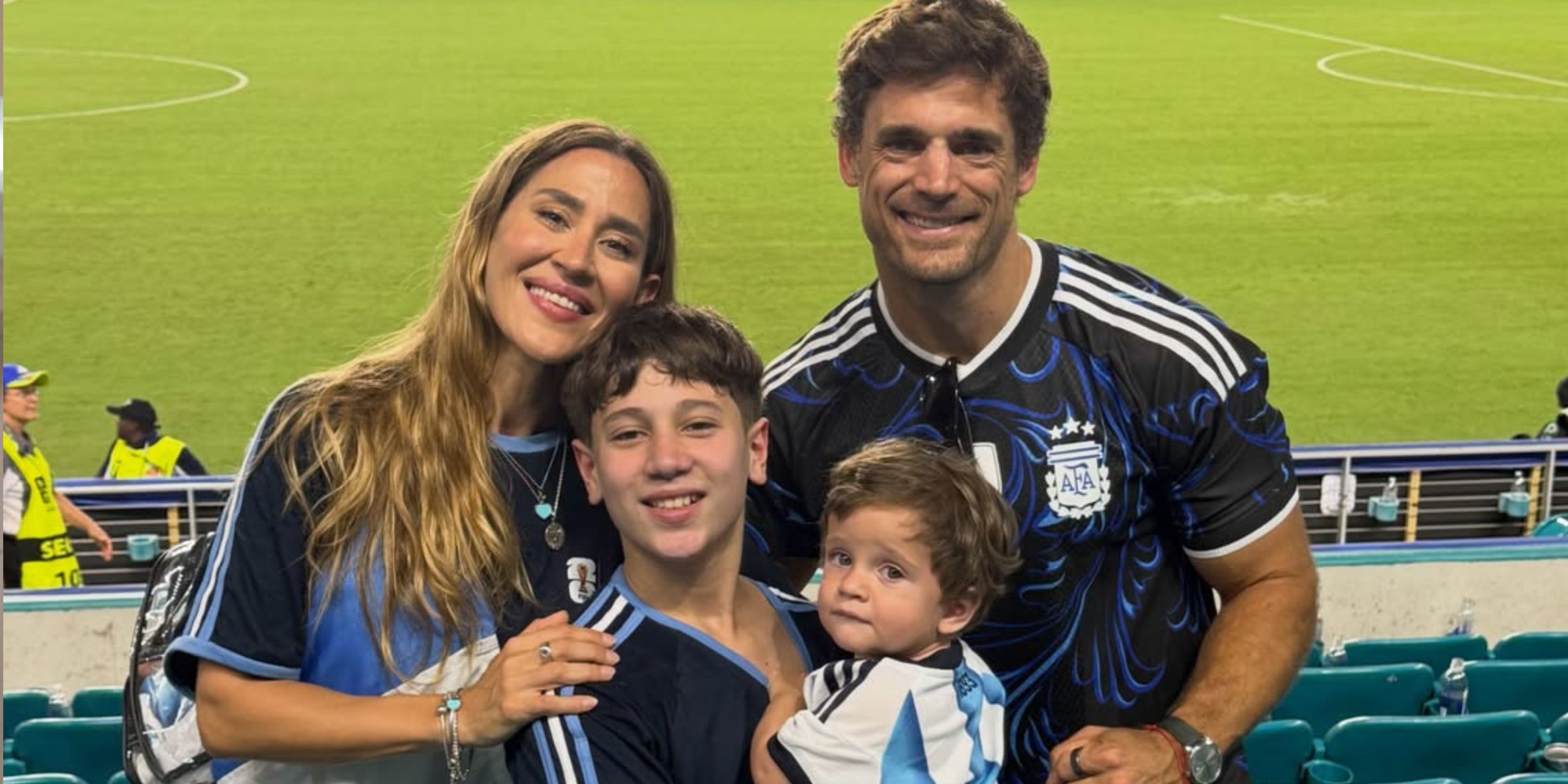 Jimena Barón, Matías Palleiro, Morrison y Arturo | Fuente: Instagram/