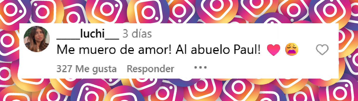 Comentario de un usuario al video de Alex Caniggia con su hija Venezia. | Fuente: Instagram/alexcaniggia