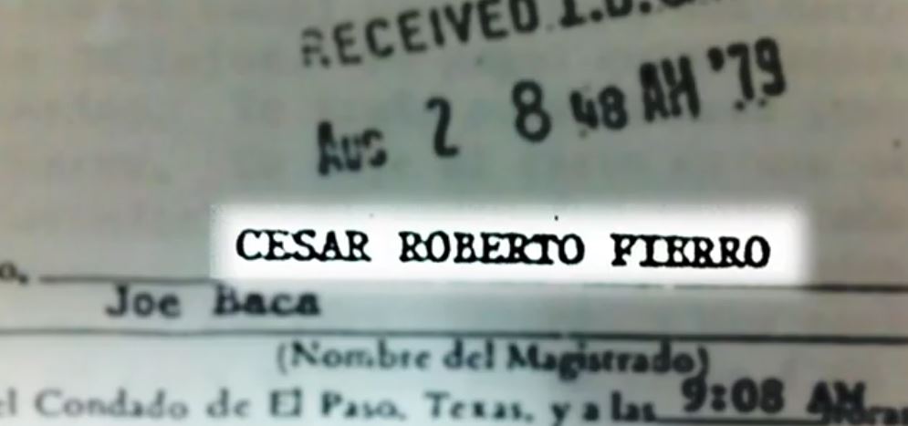 Documentación sobre el caso de César Fierro | Fuente: YouTube/TIFF