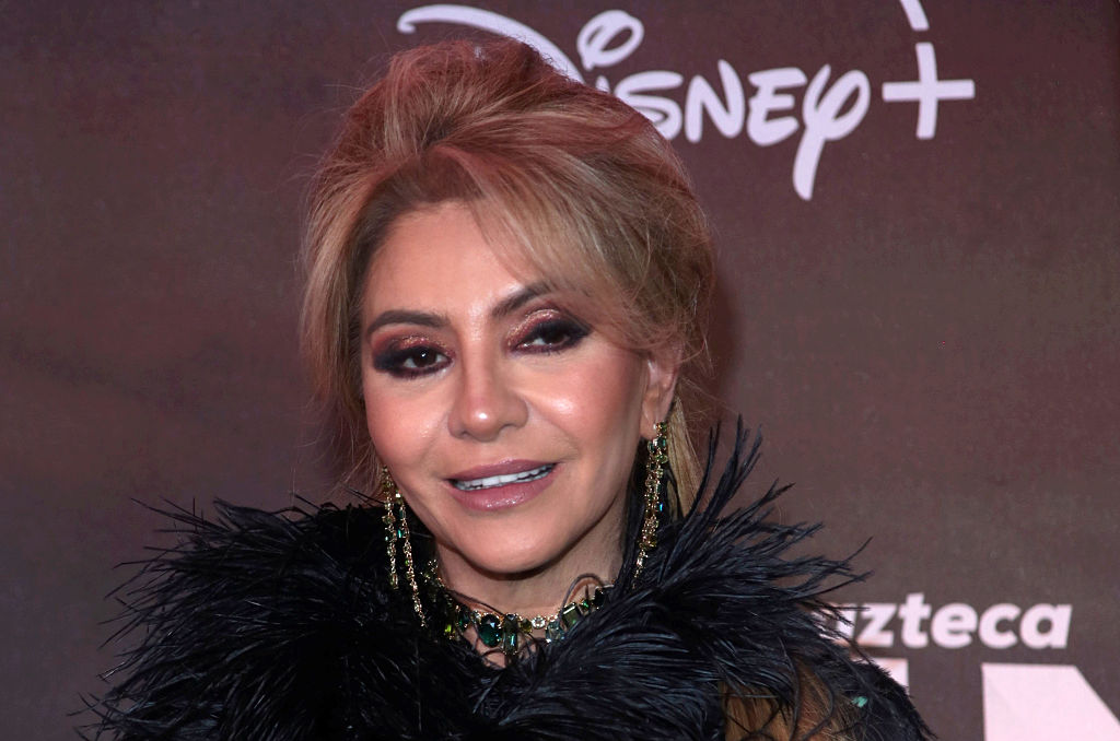 Daniela Castro posa en la alfombra roja durante la presentación de la telenovela "Cautiva por amor" en Azteca Novelas el 8 de mayo de 2025 en Ciudad de México, México. | Foto: Getty Images