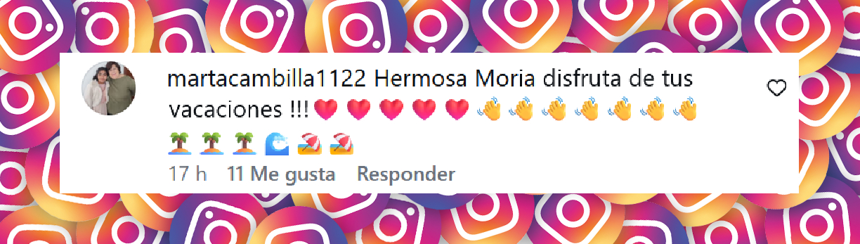 Comentario de una usuaria sobre el video de Moria Casán durante sus vacaciones | Fuente: Instagram/revista_paparazzi