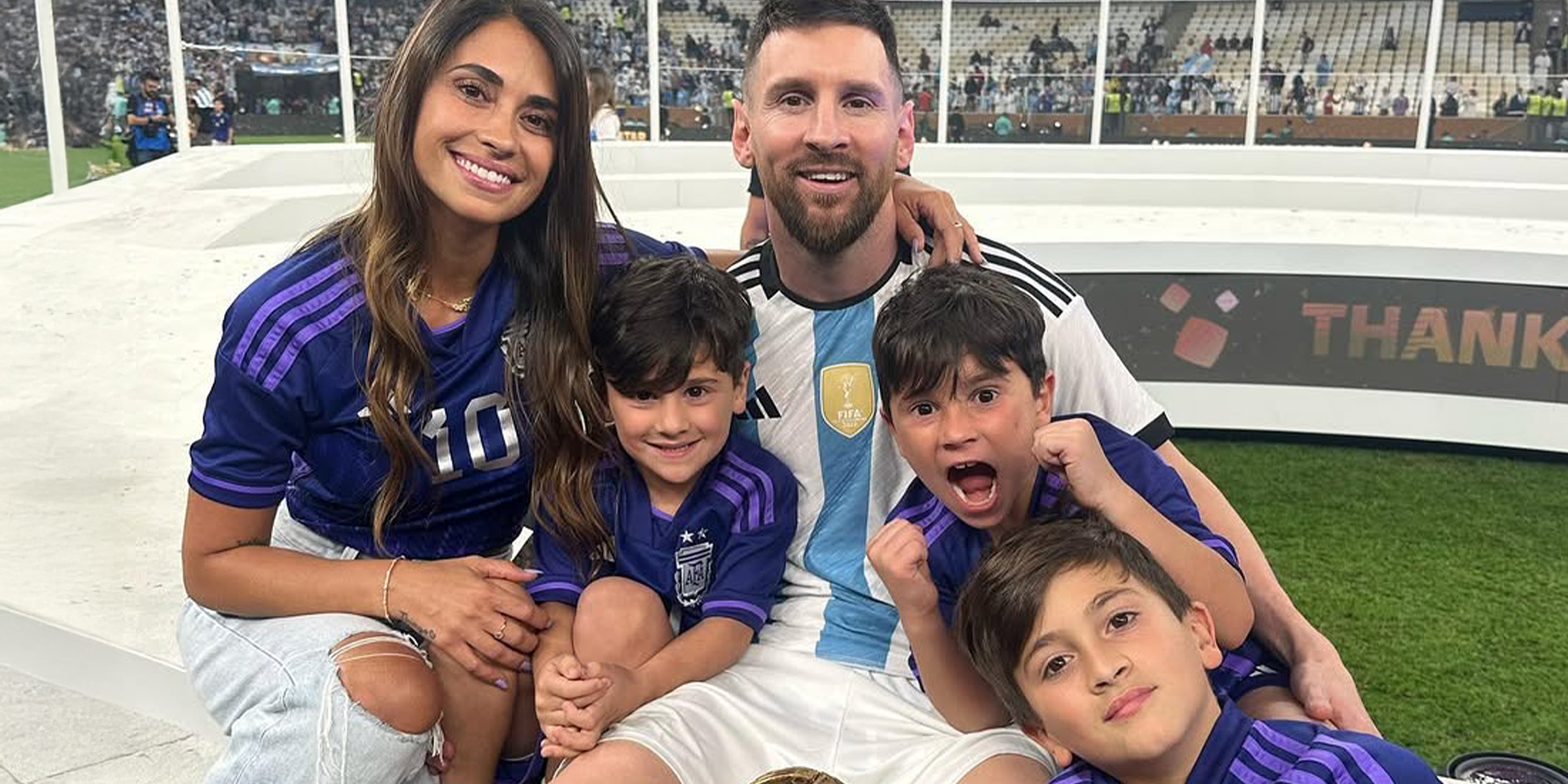 La familia Messi. | Foto: instagram.com/antonelaroccuzzo