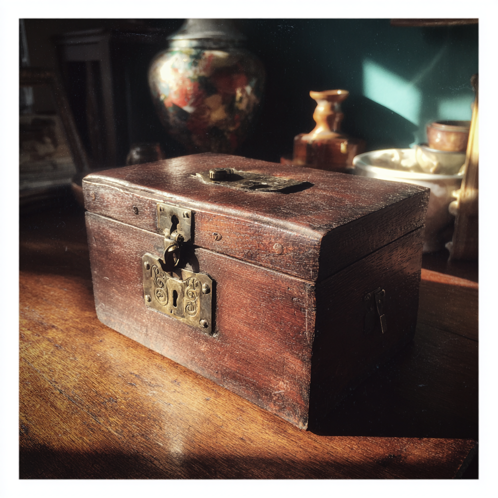Una caja sobre una mesa | Fuente: Midjourney
