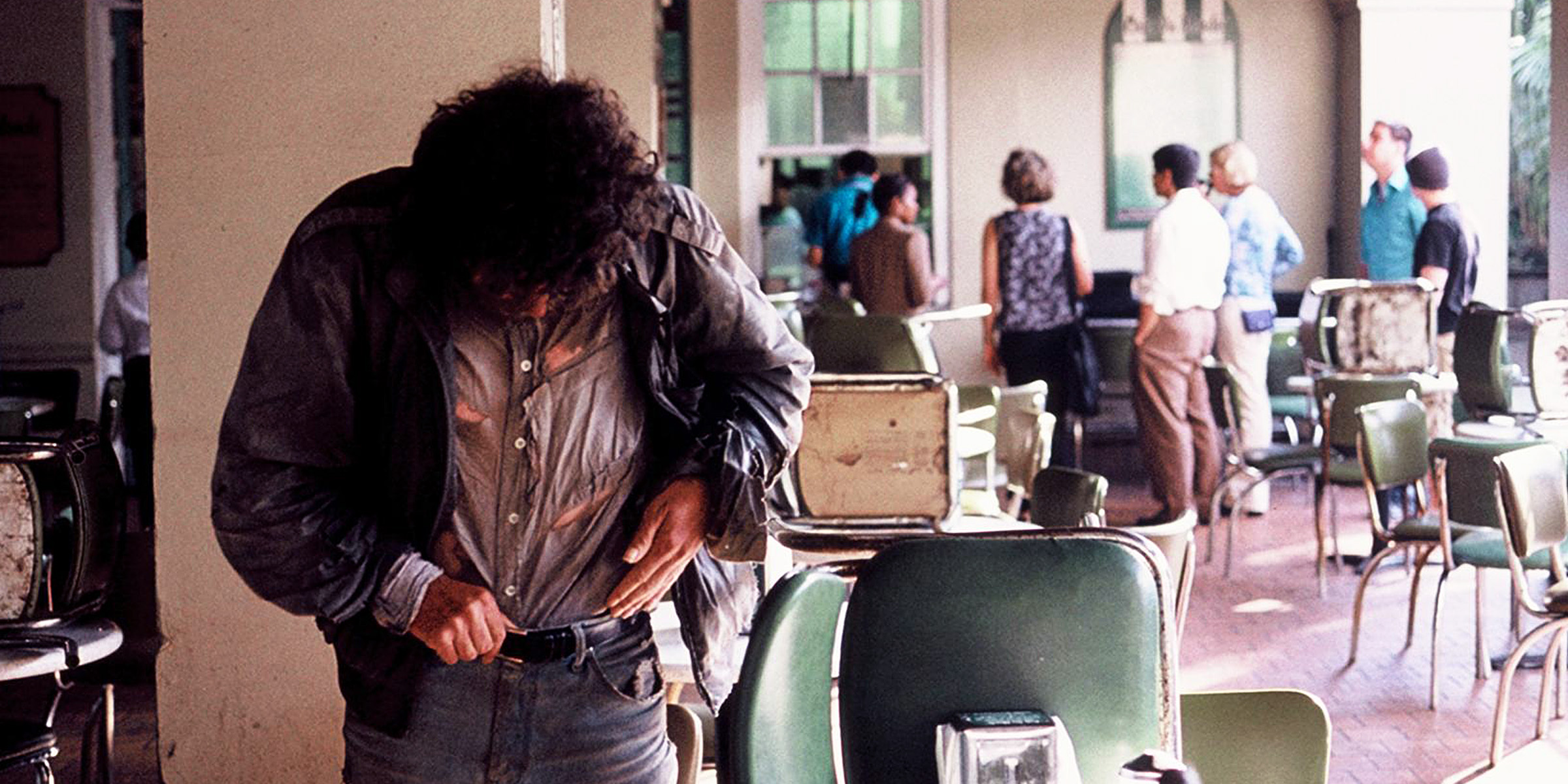 Un hombre con aspecto de vagabundo | Fuente: Flickr