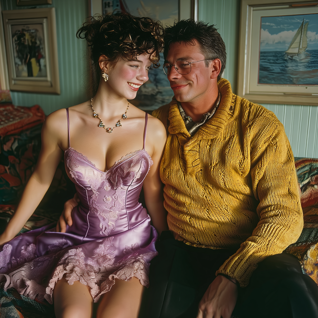 Un padre estrechando lazos con su hija | Fuente: Midjourney