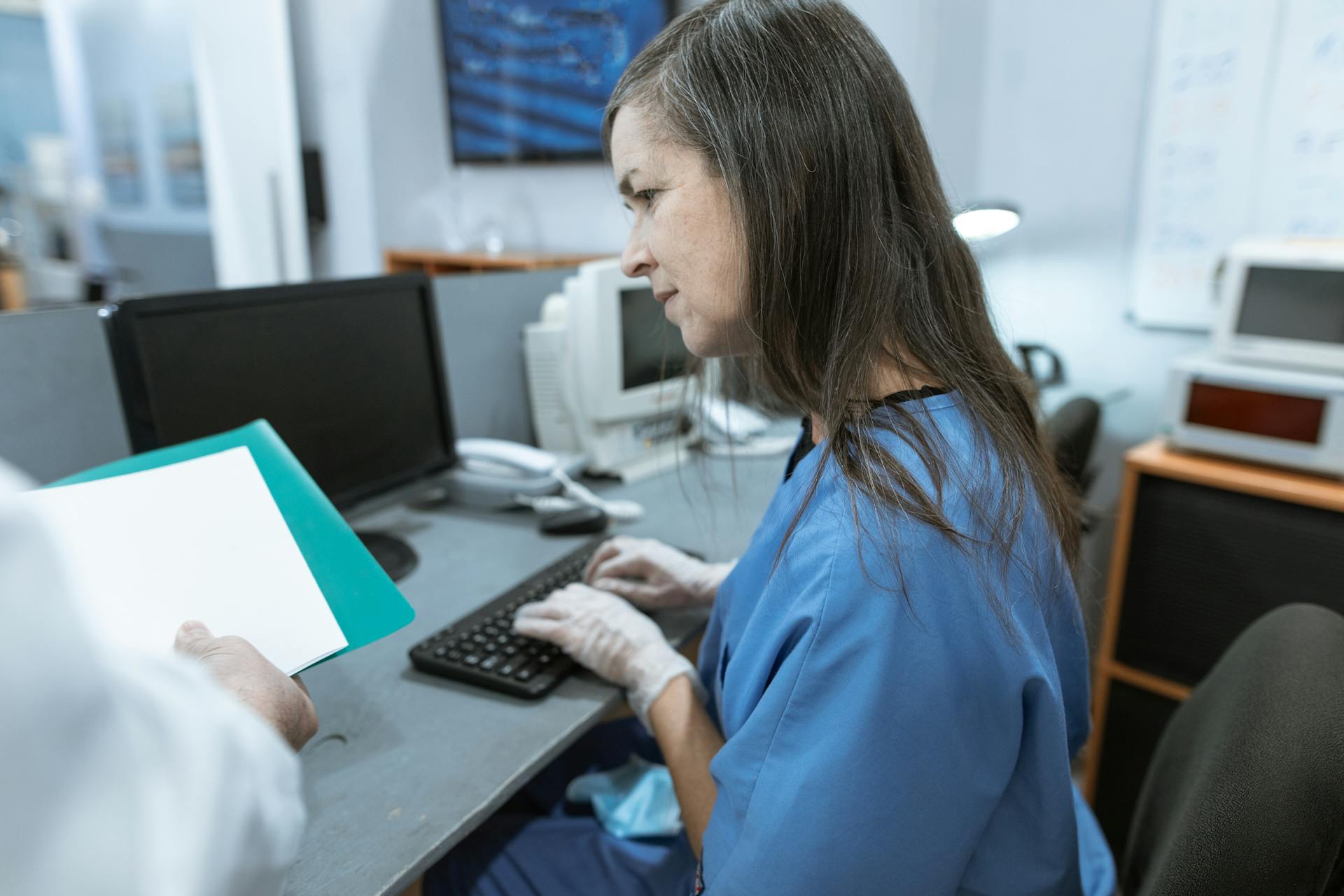 El puesto de enfermería en un hospital | Fuente: Pexels