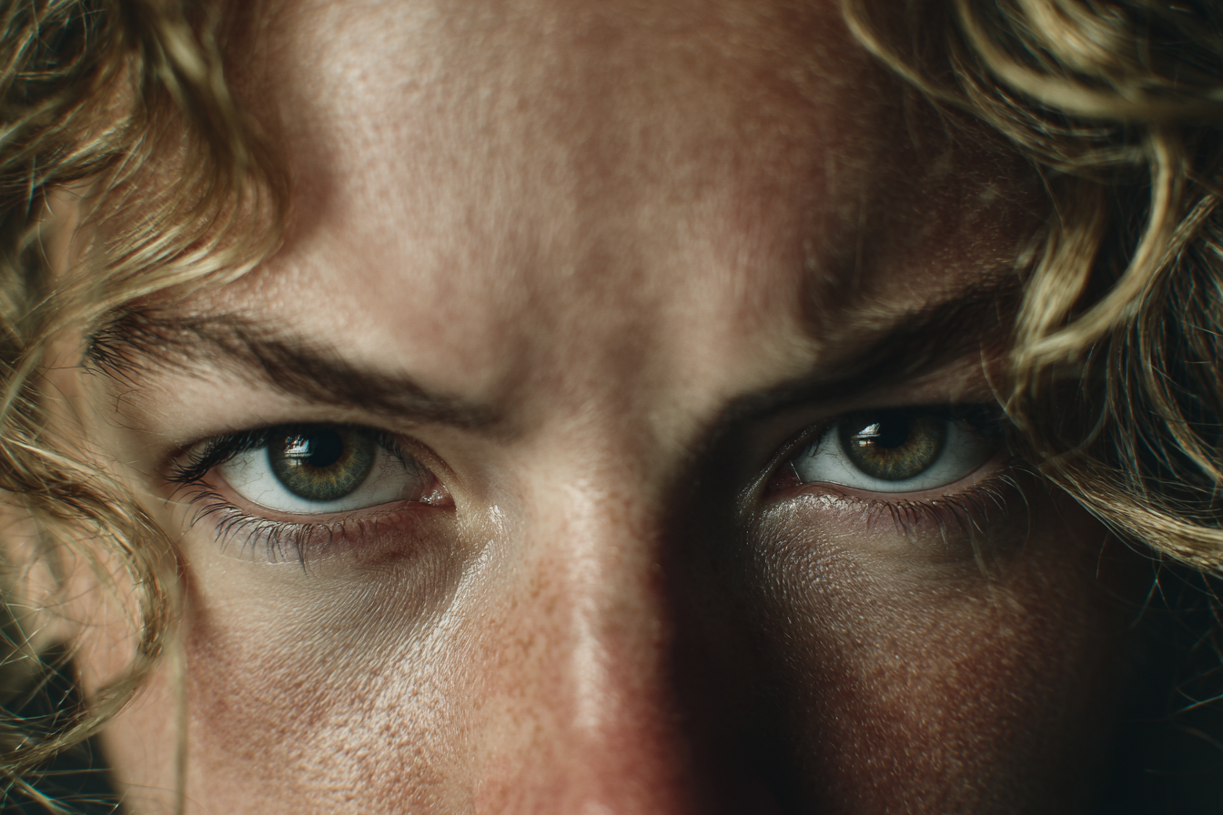 Una mujer con una mirada furiosa | Fuente: Midjourney
