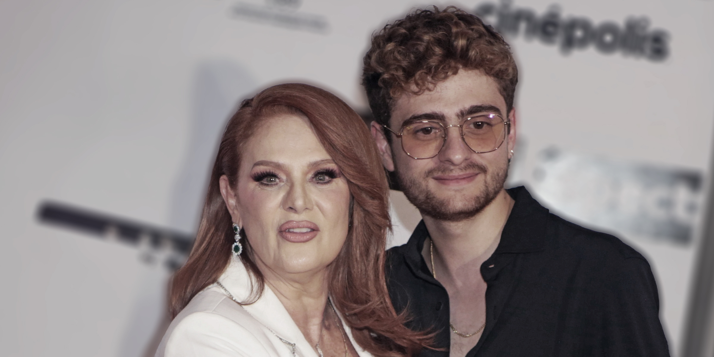 Erika Buenfil junto a su hijo Nicolás | Fuente: Getty Images