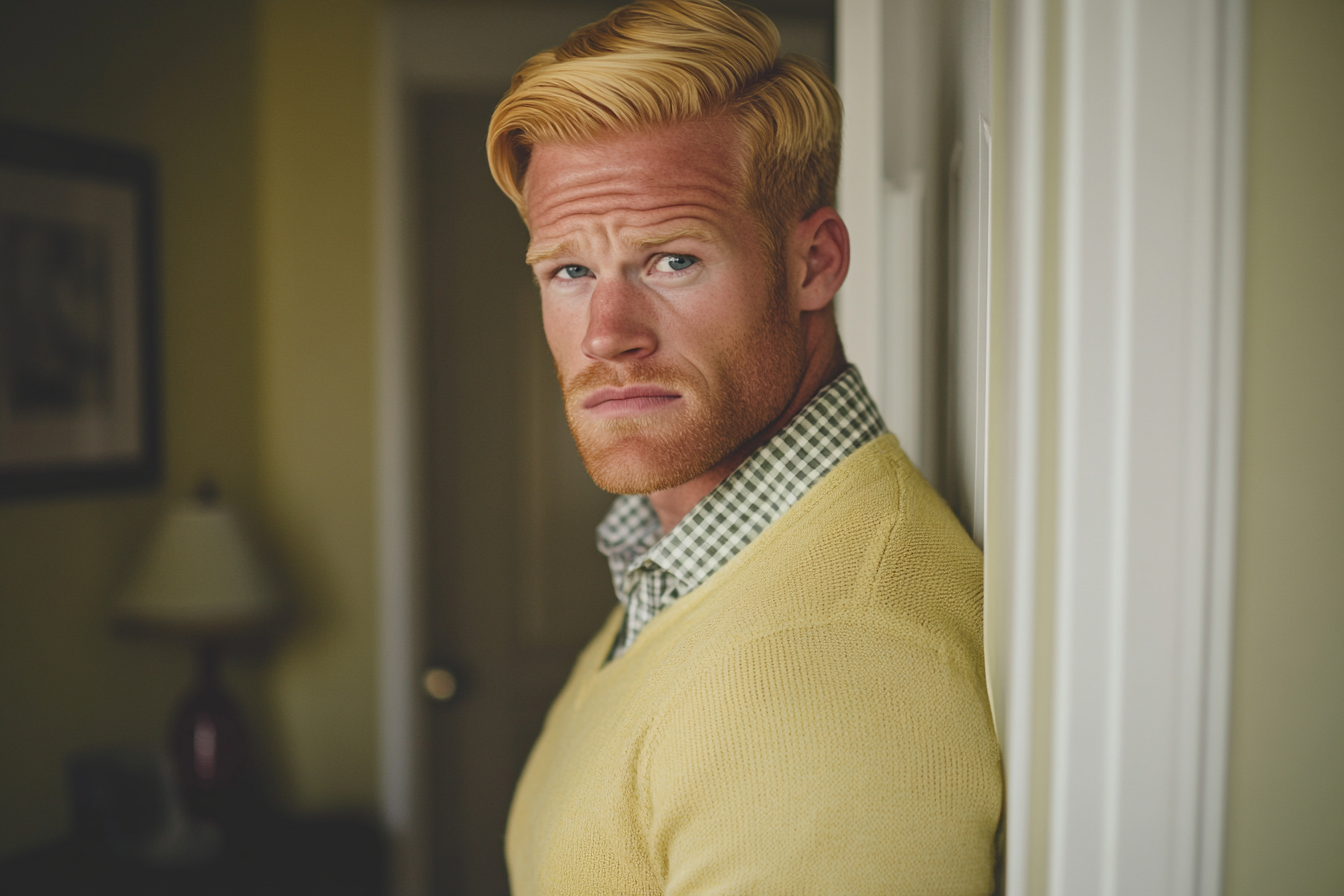 Un hombre preocupado | Fuente: Midjourney