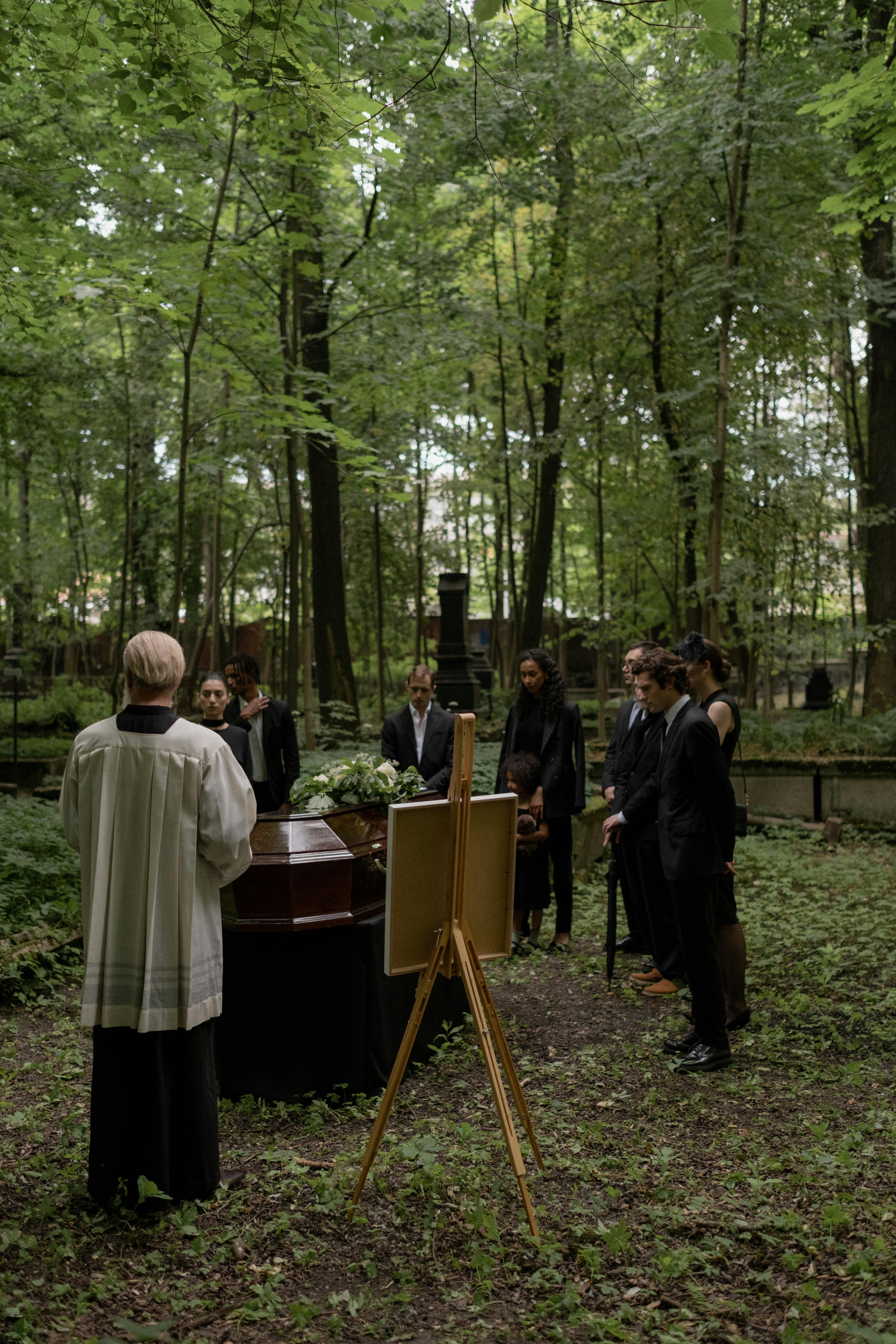 Un funeral | Fuente: Pexels
