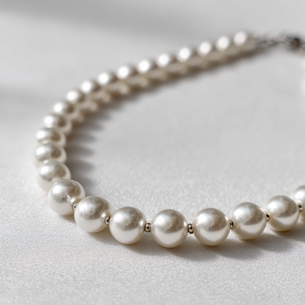 Un collar de perlas | Fuente: Midjourney